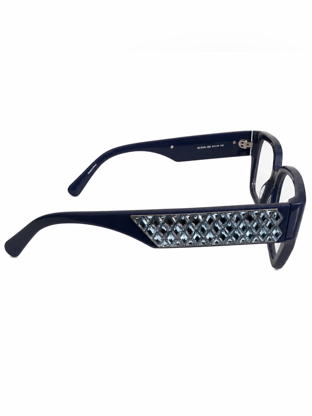NEW Swarovski CRYSTAL Navy Blue Women's Cat-Eye Glasses RX SK5446 090 - Picture 6 of 8